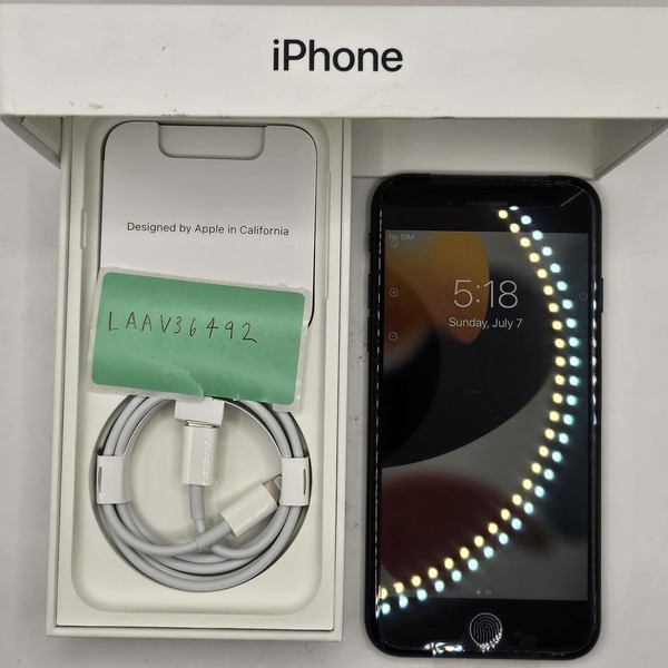 Apple iPhone SE 3rd Gen 2022 - Unlocked, Midnight, 64 GB, A2595