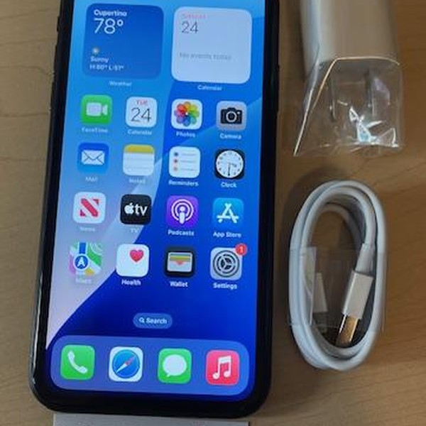 Apple iPhone Xr - Unlocked, 64 GB, Black, A1984