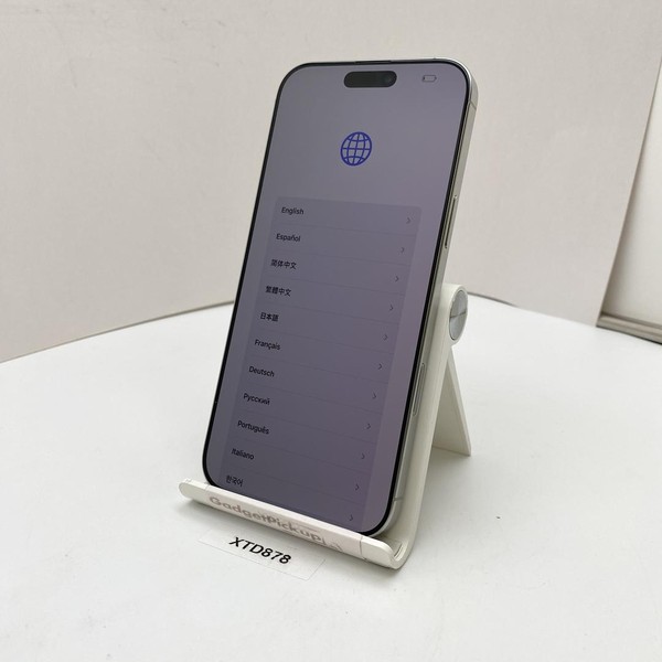 Apple iPhone 16 Pro Max - Unlocked, White, 256 GB, A3084