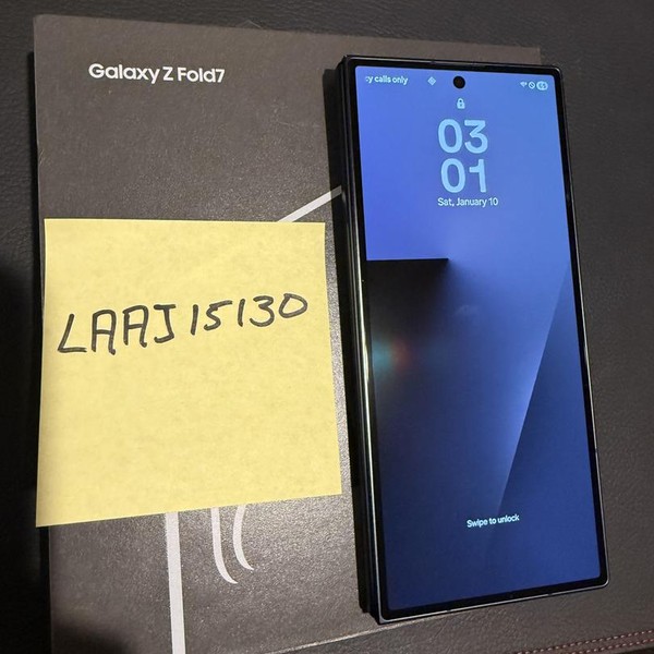 Samsung Galaxy Z Fold7 - Unlocked, 256 GB, Jetblack, 12 GB, SM-F966U1