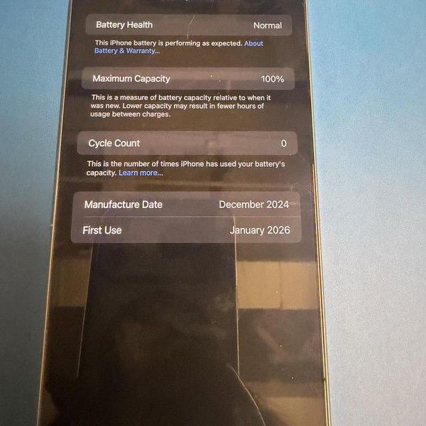 Apple iPhone 16 Pro Max - Unlocked, 256 GB, White, A3084