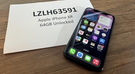 Fair
													Apple iPhone Xr - Unlocked, Black, 64 GB, A1984, photo 1 of 6