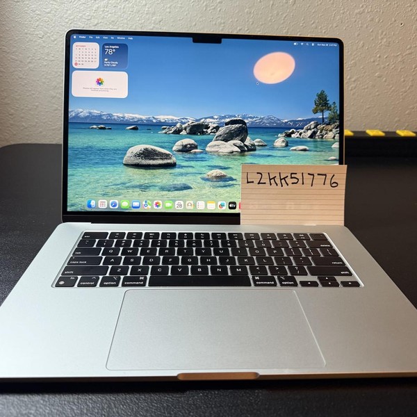 MacBook Air 2024 (M3) - 15 inch - 1 TB, Silver, 24 GB, Apple M3, 10-core GPU