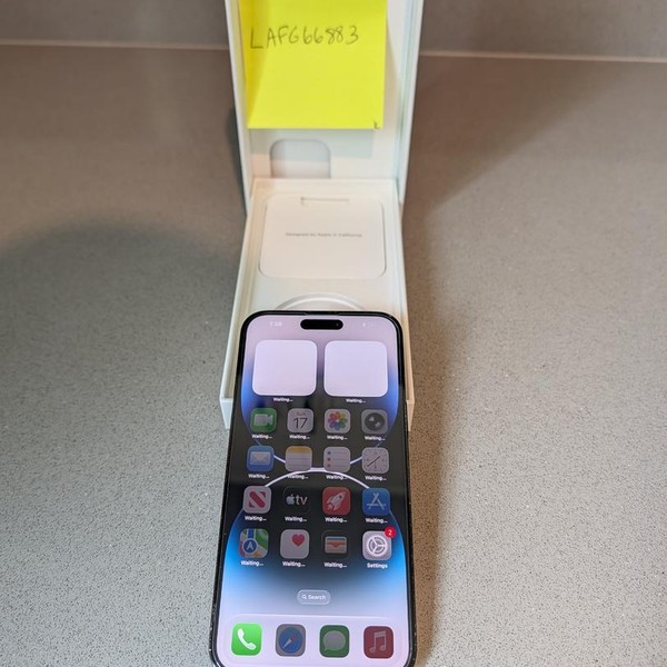 Apple iPhone 14 Pro Max - Unlocked, 128 GB, Black, A2651