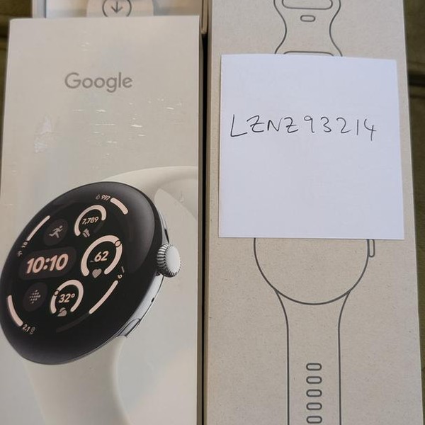 Google Pixel Watch 3 - Wi-Fi, Silver, 45mm, Wi-Fi