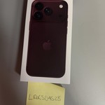 New Apple iPhone 18 Pro - T-Mobile, 256 GB, Burgundy, a3472