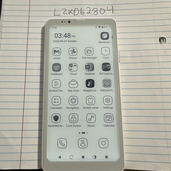 Bigme HiBreak Pro - Unlocked Non-US, White, 256 GB, 8 GB