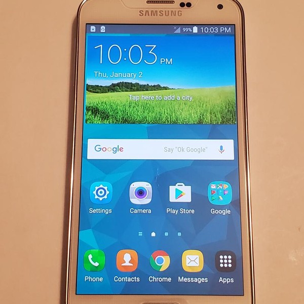 Samsung Galaxy S5 - Unlocked, 16 GB, White, SM-G900F