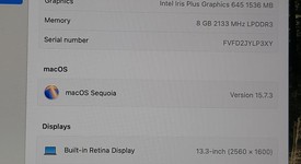 Good
													MacBook Pro 2019 - 13" - I5, Gray, 256 GB, 8 GB, photo 3 of 11