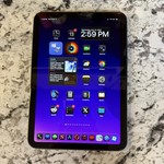 Mint Apple iPad Mini (7th Gen) - Unlocked, 128 GB, Purple, A2995