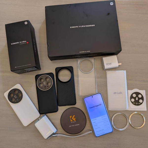 Xiaomi 14 Ultra - Unlocked Non-US, White, 512 GB, 16 GB