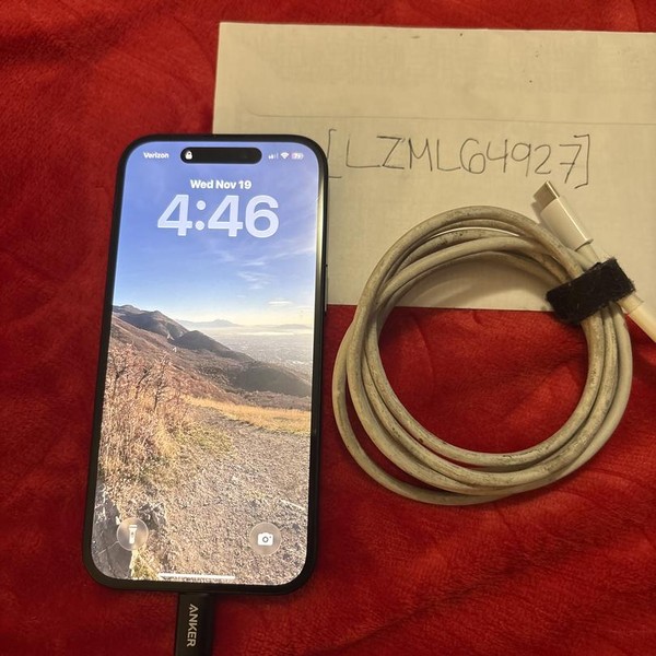 Apple iPhone 15 - Unlocked, 128 GB, Black, A2846