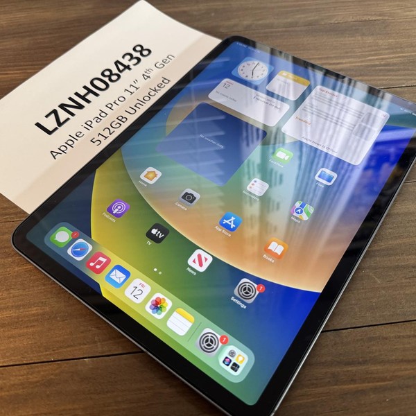 Apple iPad Pro 11 inch 4th Gen 2022 - Unlocked, 512 GB, Gray
