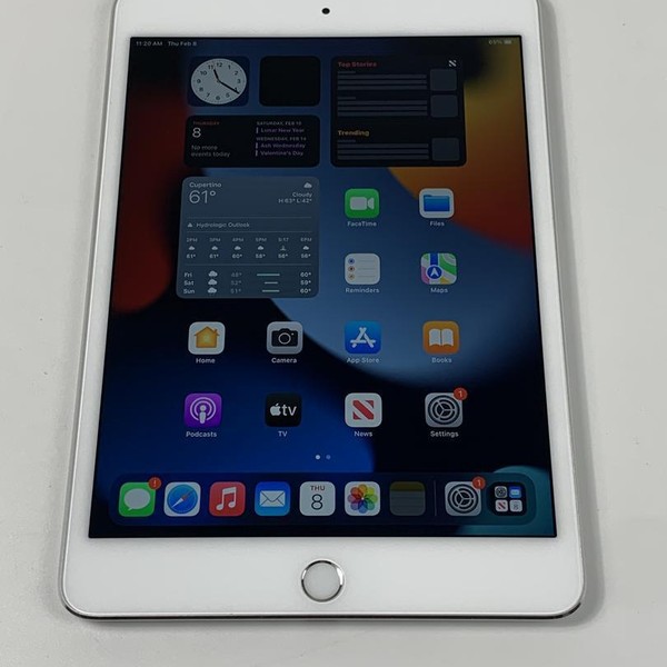 Apple iPad Mini 4 - Wi-Fi, 128 GB, Silver