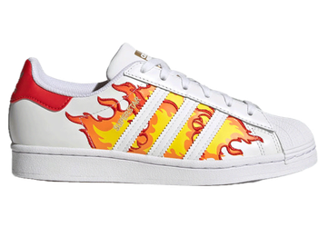 adidas Superstar Embroidered Flames (Women's) for sale