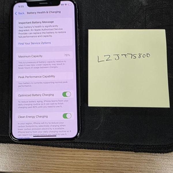 Apple iPhone Xs - Unlocked, 64 GB, Gray, A1920