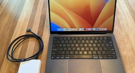 Good
													MacBook Pro Late 2023 (M3) - 14" - Apple M3 Pro 12-core, Black, 1 TB, 18 GB, 18-core GPU, photo 1 of 8