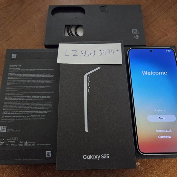 Samsung Galaxy S25 - Spectrum, 128 GB, Mint, 12 GB, SM-S931U