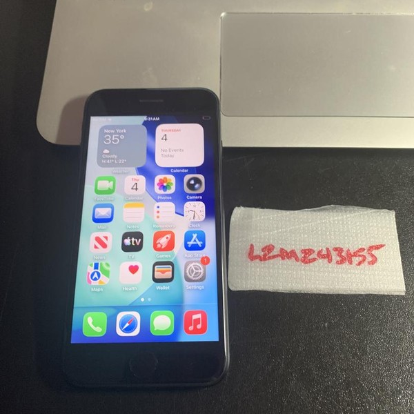 Apple iPhone SE 3rd Gen 2022 - Unlocked, 64 GB, Midnight, A2595