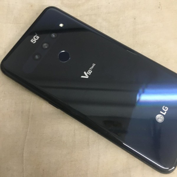 LG V50 ThinQ 5G - Verizon, 128 GB, Black, 6 GB, LM-V450VM