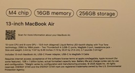 New
													MacBook Air 2025 (M4) - 13" - Apple M4, Midnight, 256 GB, 16 GB, photo 2 of 4