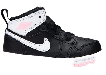 Jordan 1 Mid White Black Light Arctic Pink (TD) for sale