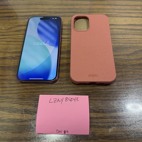 Apple iPhone 16 - Unlocked, 128 GB, Pink, A3081