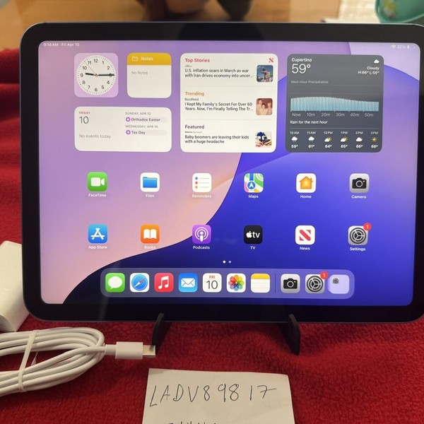 Apple iPad 11th Gen - Unlocked, 128 GB, Blue, A3355