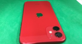 Good
													Apple iPhone 11 - Unlocked, Red, 128 GB, A2111, photo 1 of 3