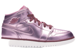 Jordan 1 Mid Pink Rise (GS) for sale