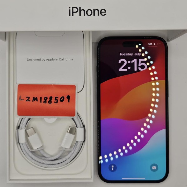 Apple iPhone 15 - Unlocked, 128 GB, Black, A2846