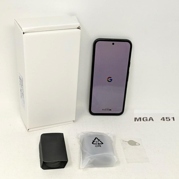 Google Pixel 8a - Unlocked, 128 GB, Obsidian, 8 GB, GKV4X, Sub-6 5G