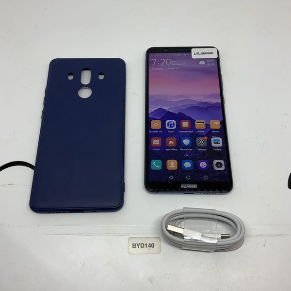 Huawei Mate 10 Pro - Unlocked Non-US, Blue, 128 GB, 6 GB, BLA-AL00