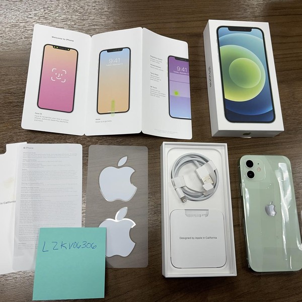 Apple iPhone 12 - Unlocked, 256 GB, Green, A2172