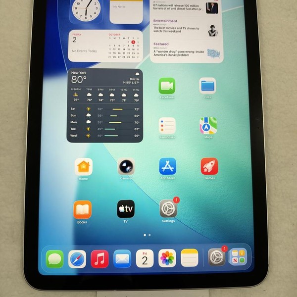 Apple iPad (10th Gen) - Unlocked, 64 GB, Silver, A2757