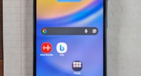 Good
													Samsung Galaxy A15 5G - Metro by T-Mobile, Black & Blue, 128 GB, 4 GB, photo 2 of 7