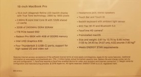 New
													MacBook Pro 2018 (With Touch Bar) - 15" - I9, Gray, 1 TB, 32 GB, photo 3 of 3