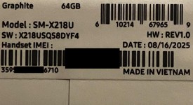 New
													Samsung Galaxy Tab A9 Plus - Metro by T-Mobile, Graphite, 64 GB, 4 GB, SM-X218U, 5G, photo 1 of 3