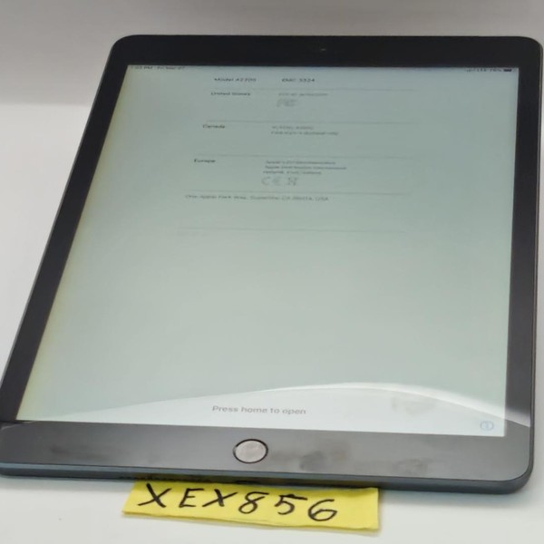 Apple iPad 7th Gen - Unlocked, 32 GB, Gray, A2200