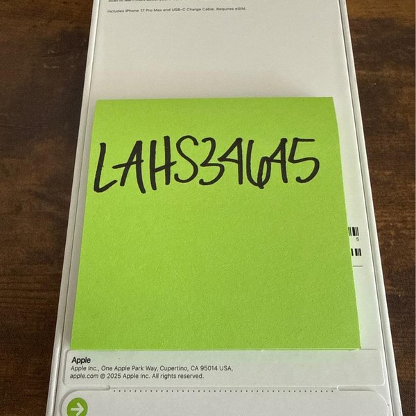 Apple iPhone 17 Pro Max - Unlocked, 512 GB, Cosmic Orange, A3257