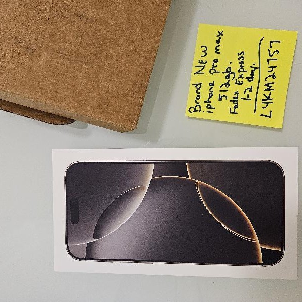 Apple iPhone 16 Pro Max - Unlocked, 512 GB, Natural, A3084