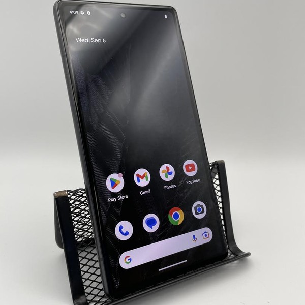 Google Pixel 7a - Unlocked, 128 GB, Charcoal, 8 GB, GWKK3