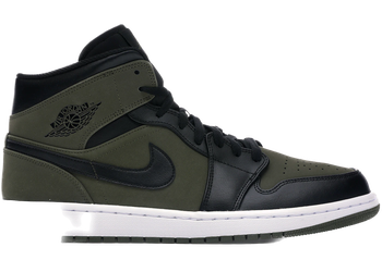 Jordan 1 Mid Olive Canvas for sale