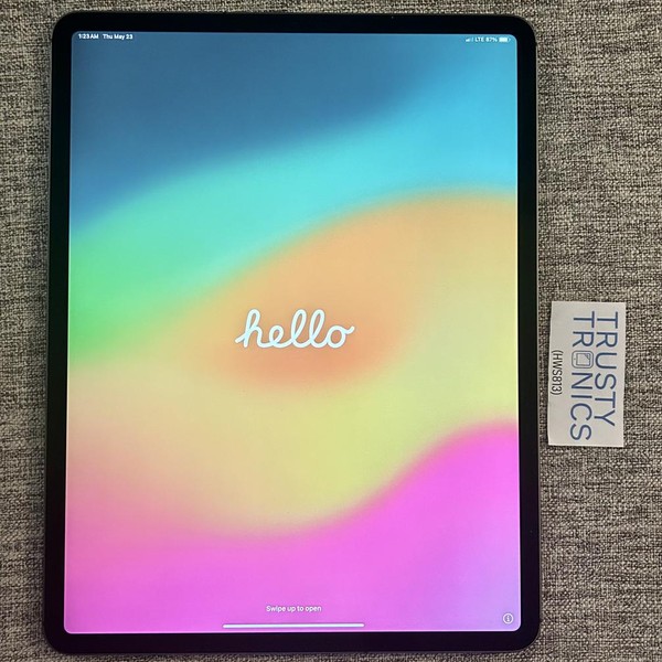 Apple iPad Pro 12.9 inch 3rd Gen 2018 - Unlocked, 256 GB, Gray, A2014