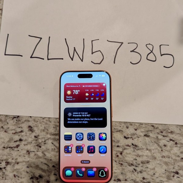 Apple iPhone 17 Pro - Unlocked, 256 GB, Cosmic Orange, A3256