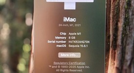 Good
													iMac 2021 24" - Apple M1, Silver, 256 GB, 8 GB, photo 1 of 9
