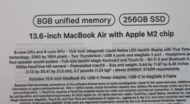 Mint
													MacBook Air 2022 - 13" - Apple M2, Silver, 256 GB, 8 GB, photo 4 of 9