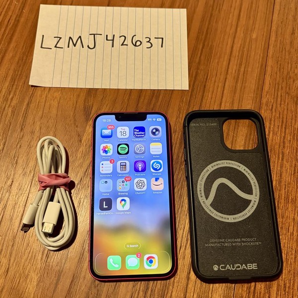 Apple iPhone 13 Mini - Unlocked, 128 GB, Red, A2481