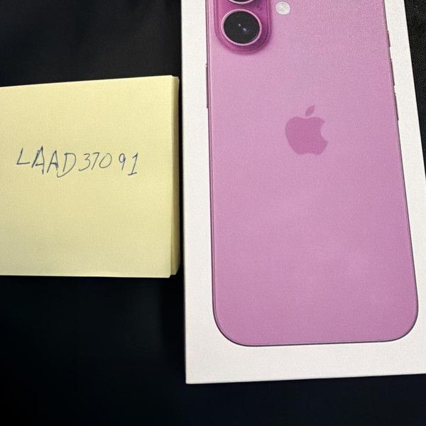 Apple iPhone 16 - Unlocked, 128 GB, Pink, A3081