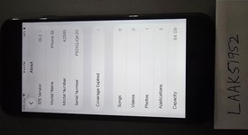 Good
													Apple iPhone SE 3rd Gen 2022 - Verizon, Midnight, 64 GB, A2595, photo 4 of 4